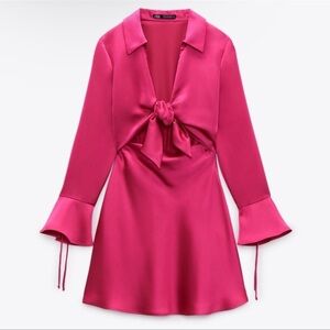 Zara fuchsia dress